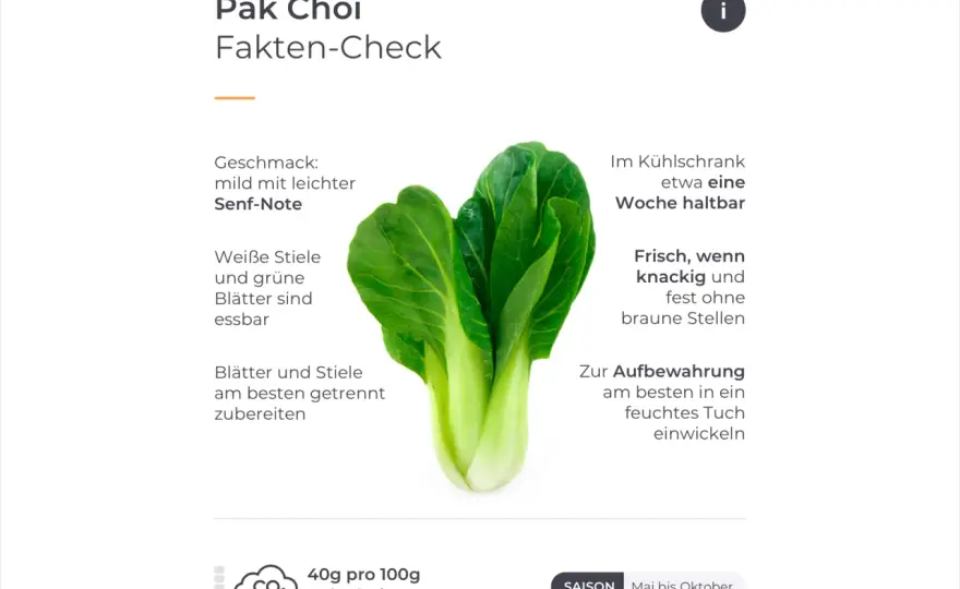 Pak Choi richtig zubereiten und frisch erkennen
