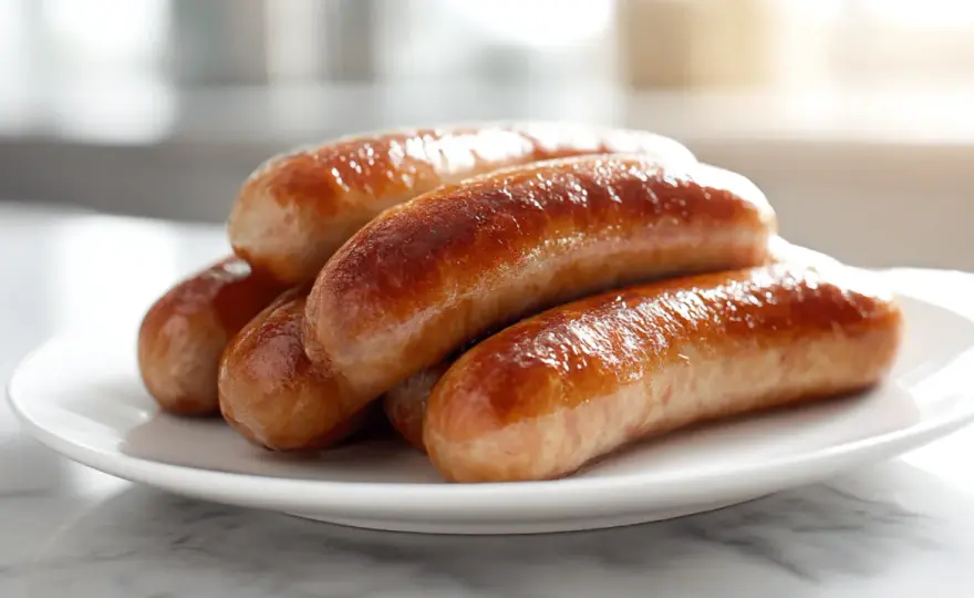 Bratwurst im Backofen - So wird sie perfekt saftig & knusprig