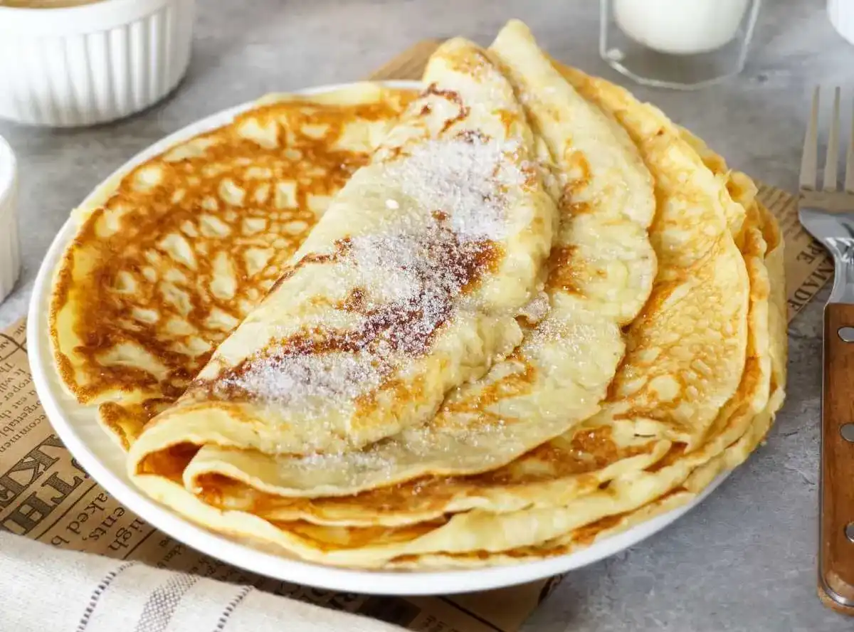 Pfannkuchen-Rezept für 6 bis 8 Stück - zart und goldbraun